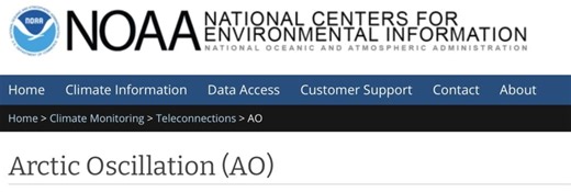 Arctic Oscillation