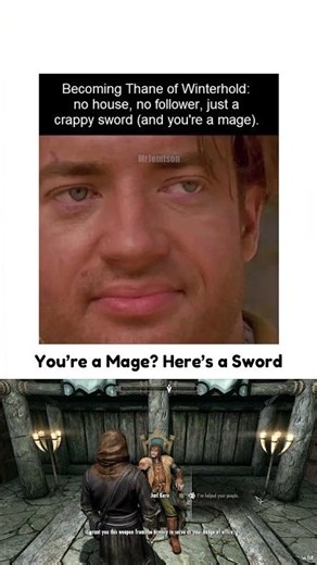 You’re a Mage? Here’s a Sword - Skyrim