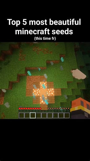 Top 5 most beautiful minecraft seeds #minecraft #minecraftbeauty #minecraftfunny