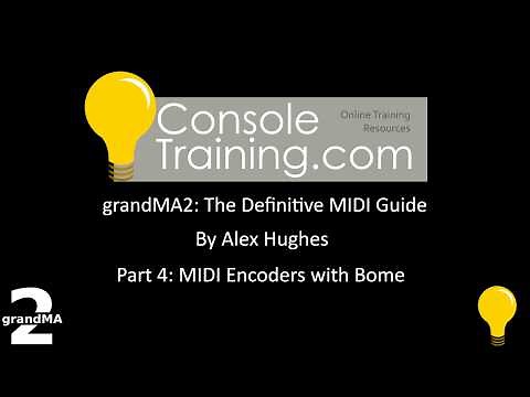 grandMA2: The Definitive MIDI guide part 4: MIDI Encoders with Bome
