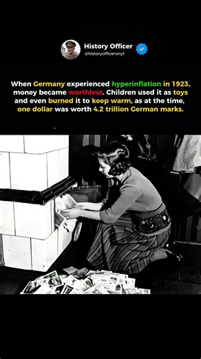 When money was useless in Germany in 1923