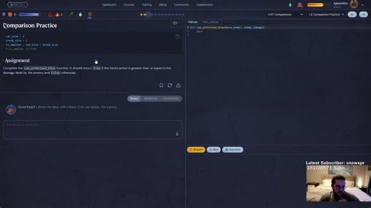 day 2 of grinding boot.dev and continuing learning the programming fundamentals (road to radiant continues later today after gym)