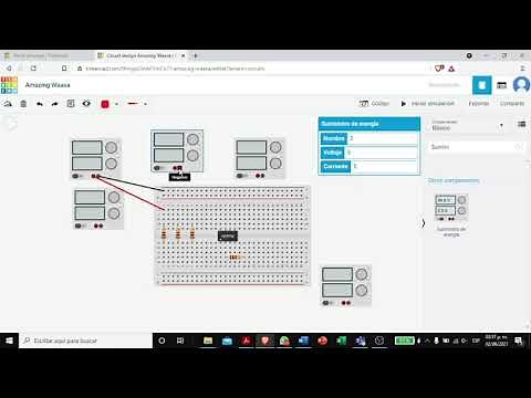 Como hacer un amplificador operacional de tipo sumador inversor en TinkerCAD