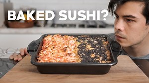 Baked sushi? You heard that right. Make sushi bake at home in 3 simple and easy ways! Get the recipes >>> https://thefatkidinside.com/easiest-sushi-bake-recipe/ | FEATR