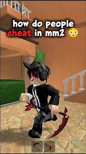 HOW DO PEOPLE CHEAT IN MM2 😳 #mm2edit #roblox #murderermystery2 #cheaters