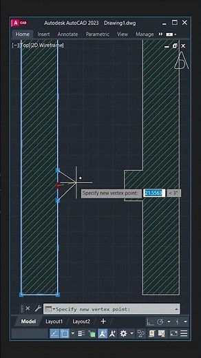 Using Vertices - AutoCAD Tutorial - #architecture #autocad