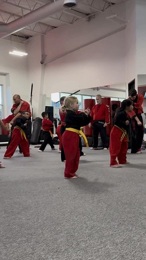 Our students are honing their katas with focus and precision. A kata is a predefined sequence of movements that simulates combat against imaginary opponents, helping students develop precise techniques, focus, and muscle memory. It’s important because it builds discipline, improves coordination, boosts confidence, and lays the foundation for effective self-defense skills in a fun way. Grab our FREE two-week trial and see the transformation. Link in bio! 👊 #MartialArts #Karate #Judo #MMA #GojuKe