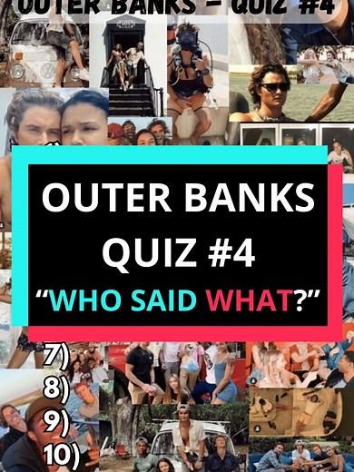 Outer Banks Quiz for True Fans