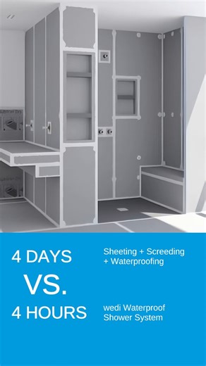 1.7K views | Wedi – the only full 100% waterproof System. Speed, Safety and Style with wedi – Your Fast Track to a Flawless, fully waterproof Bathroom System. All done by wedi, All made in Germany. #wedi #Theblock https://www.mitre10.com.au/brand/wedi | Mitre 10 | Facebook