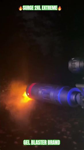 🔥QUICK DEMO!🔥Starfire Gels & Tracer! CUSTOM! Blaster SURGE2 XL "Extreme" 💥Gel Ball Blaster