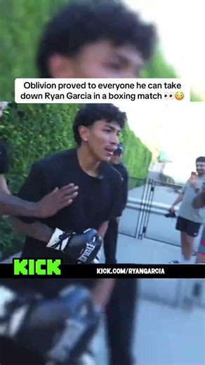 Oblivion proved to everyone he can take down Ryan Garcia in a boxing match 👀😳