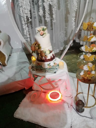 Rustic wedding cake by zaincon beauty world and decoration contact us now 031314556/078557153 | Zaincon beauty world and decoration