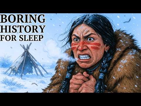 How Native Americans Stayed Warm in Deadly Winters Without Fireplaces | Relaxing History for Sleep