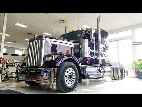 "DECEPTION" Custom Factory Paint 2021 Kenworth W900L X15 Manual 5 Axle Spec THE KENWORTH GUY
