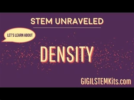 Science For Kids - What Is Density