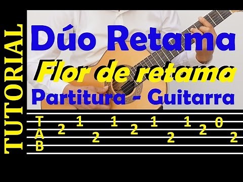 FLOR DE RETAMA / DÚO RETAMA / Tutorial de guitarra con TAB