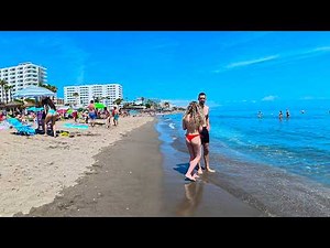 La Carihuela, Torremolinos Spain 4K Beach Walk | Along the Entire Beach – Costa del Sol May 2026
