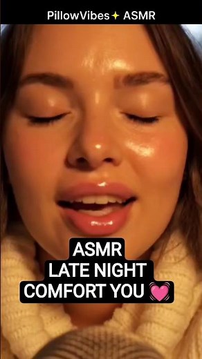 😘 Late Night Comfort you ASMR 🌧️💤 | Helps You Calm Down & Sleep #asmr #sleepasmr #asmrvideo