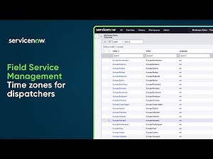 Field Service Management | Time zones for dispatchers