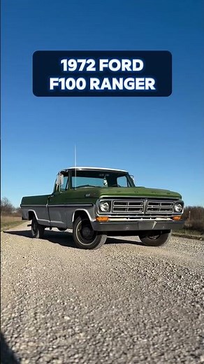Classic 1972 Ford F100 Ranger With All The Original Patina!