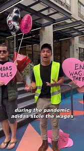 Last week @noprideinsweatshops activists delivered a Valentine’s...