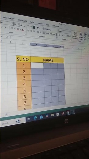 Merge and Center in Microsoft Excel 2013 #excel #tricks #exceltips