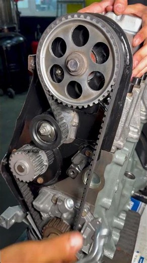 LADA VEGA 1.5 ENGINE TIMING BELT ADJUSTMENT (Simplest Explanation) #shorts