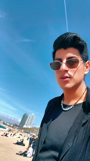 Relaxing Beach Scene with Ocean View