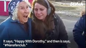 HEARTWARMING THROWBACK: For Dorothy’s 90th birthday, her family surprised her with a public message that couldn't be missed! 🎂🎂🎂 | WLKY News