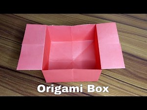 DIY Origami Paper Box – Easy No-Glue Tutorial for Beginners!