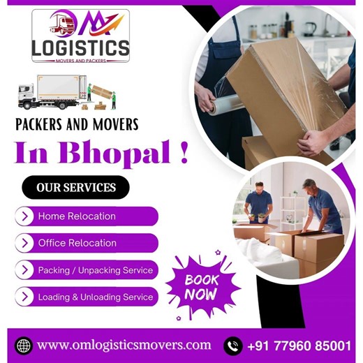 Best Packers and Movers in Bhopal | OM Logistics Movers – Safe & Reliable Relocation Services
