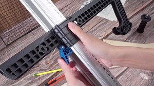 Drywall Cutting Tool Foldable Drywall Cutter with 10 Pcs Spare Blade, Double Sided Blade Cutter, Freely Adjustable, Aluminum Alloy Multifunction Safe Efficient Cutout Tool, 27.6 Inch