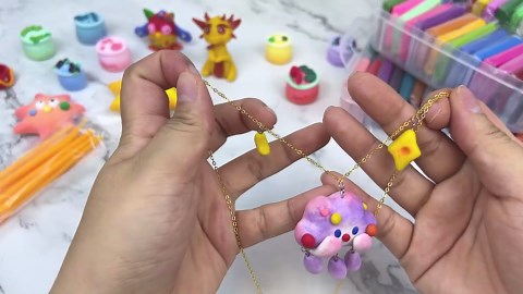 CiaraQ Polymer Clay Starter kit, Oven Bake Modeling Clay with Sculpting Tools, 50 Colors, 2.8 lb