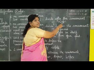 Syllabification Rules.