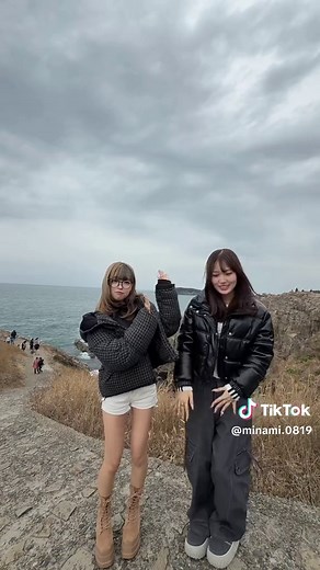 福井県行ってきた⋆*動画みてね～！！東尋坊🔥@Na-tsu #VlogTikTok #福井県 #東尋坊 #メガネ曲がってる