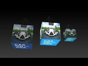 Backlit Hanging Sign for Trade Shows | Expo Burst