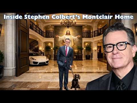 Inside Stephen Colbert’s Montclair Home – Fame, Faith, and a Quiet Life