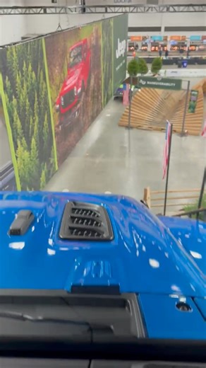 30K views · 164 reactions | A taste of a Jeep off-roading course from inside Huntington Place at the 2026 Detroit auto show. Jeeps will be climbing stairs and steep angles all week for the public once the show kicks off on Saturday.  Video by Liam Rappleye, DFP. #jeep #detroit #cars #pov | Detroit Free Press | Facebook