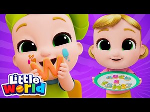 ABC Song: Baby's Learn The Alphabet | Little World Nursery Rhymes and Kids Songs | Learn ABCs & 123s