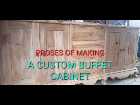 Process of Making a Custom Buffet Cabinet