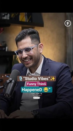 🎙️“Studio Vibes“✨“Funny Thing Happened 😂”#Shorts
