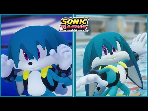 💦 (NEW VOICE LINES) Kitsunami the Fennec! - SONIC RACING: CROSSWORLDS (4K)