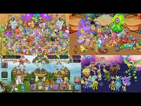 All Episodes of Playing My Singing Monsters But With Unlimited Money?!? (Part 1-4)