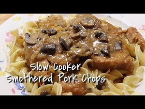 Slow Cooker Smothered Pork Chops | Smothered Pork Chop Recipe | MOLCS Easy Recipes