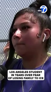 Eyewitness News spotted a handful of students who said they are staging a walkout at Edward R. Roybal Learning Center in downtown L.A. These students were on a mission to protect the people they love. "I have family members that are not documented," one student said. "It's scary thinking about, oh I'm going to go home and maybe they are not going to be there." | ABC7
