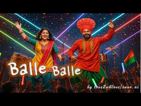 🎶〈बल्ले बल्ले〉 (Balle Balle) 🔥 | Punjabi Bhangra + EDM Festival Anthem 🌈 ( YouTube #419) Best video