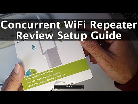 Wifi Repeater/AP Router Review & Setup by Pix-Link Concurrent