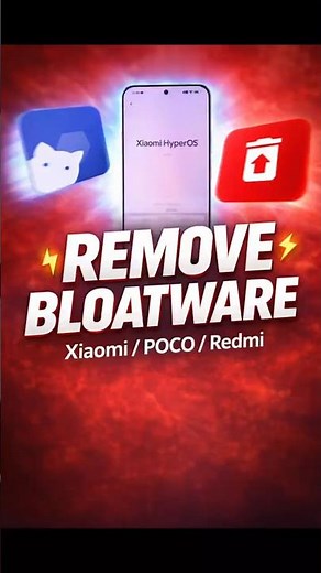 Remove Xiaomi Bloatware! (No Root Required)