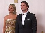 Josh Hartnett and his wife Tamsin Egerton on the 2024 Academy Awards red carpet