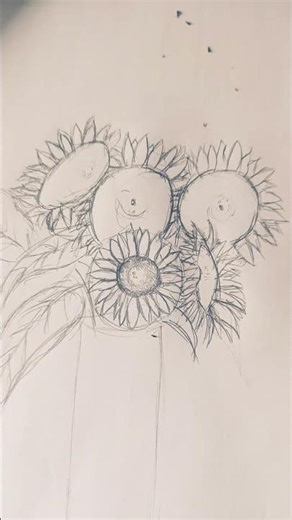 Sunflower 🌻 Tutorial. #art #drawing #tutorial #sunflower #trending